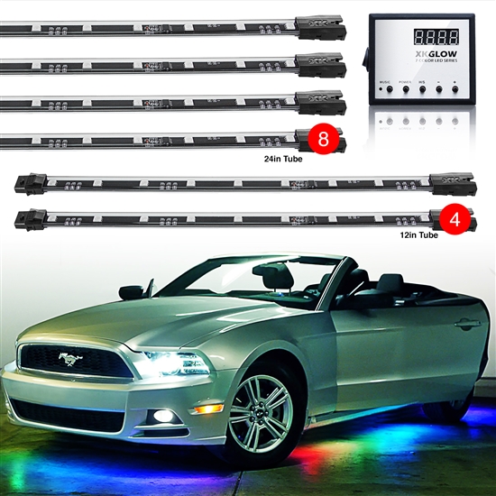 Second Generation 12pc UFO 3 Million Color Undercar Light Kit